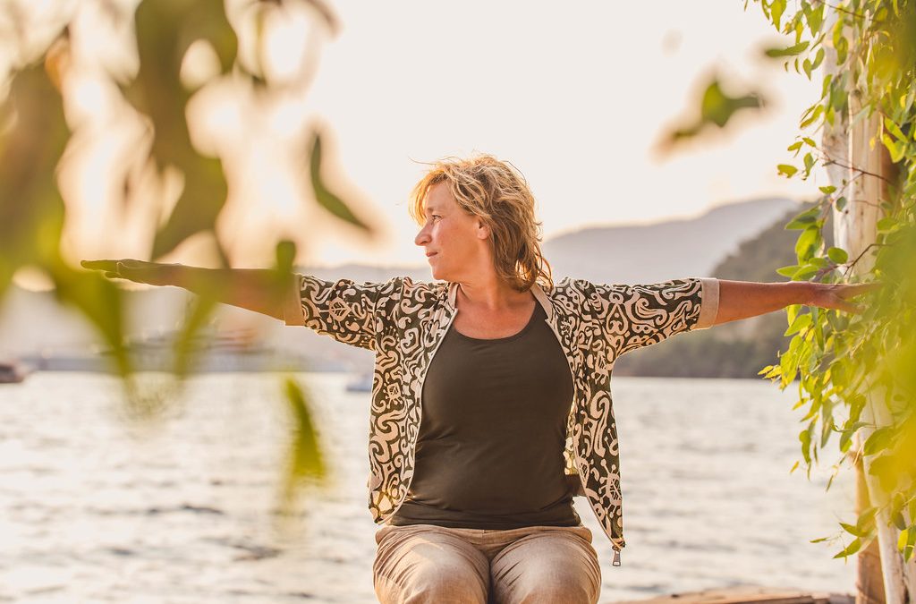Actieve stoel yoga